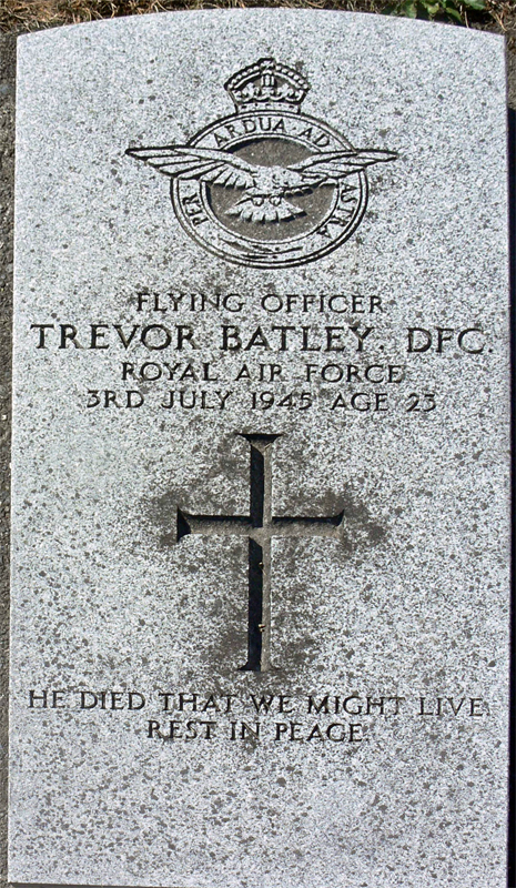 F/O Trevor Batley<br /><br /><br />died on active duty - 3.7.1945